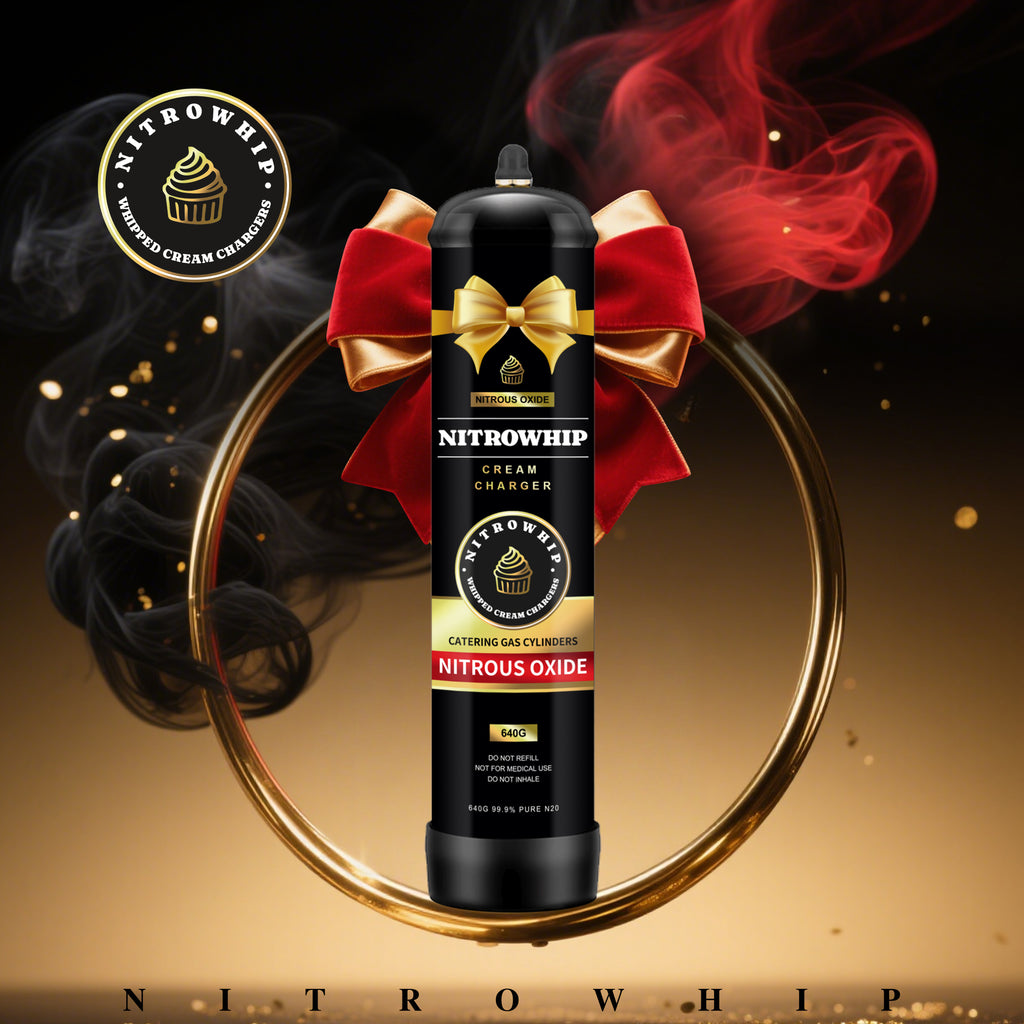 NitroWhip Whipped Cream Chargers, 640g Culinary Gas - 1 Cyl