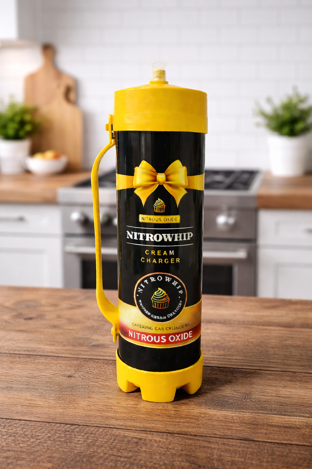 NitroWhip Whipped Cream Chargers, 2000g Culinary Gas - 1 Cyl