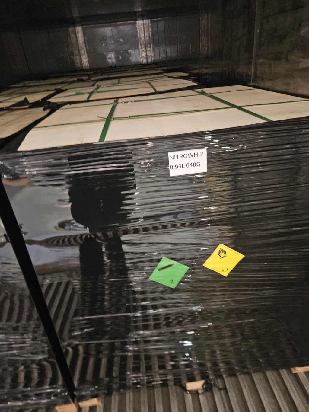 NitroWhip 640g Pallet of 432 Cylinders (72 Boxes)