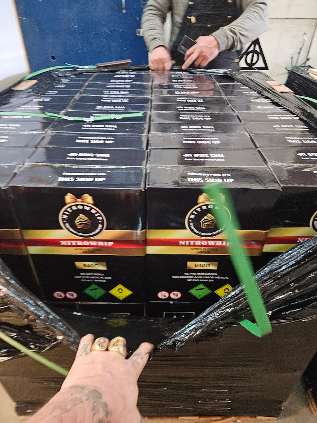 NitroWhip 640g Pallet of 432 Cylinders (72 Boxes)