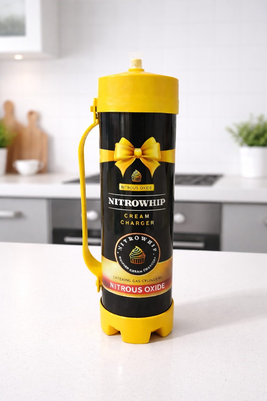 NitroWhip Whipped Cream Chargers, 3000g Culinary Gas - 1 Cyl