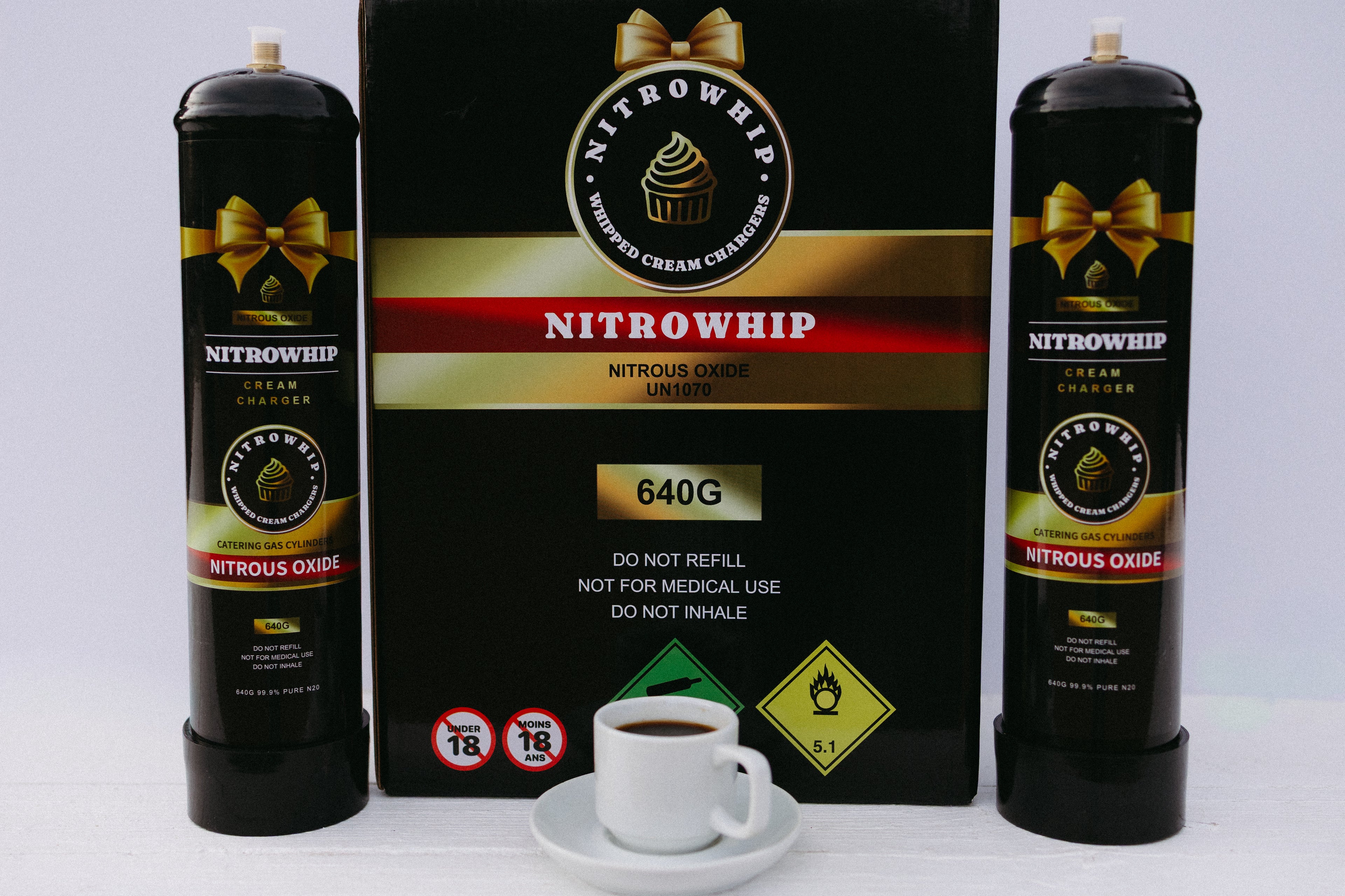 NitroWhip 640g Box of 6 Cylinders