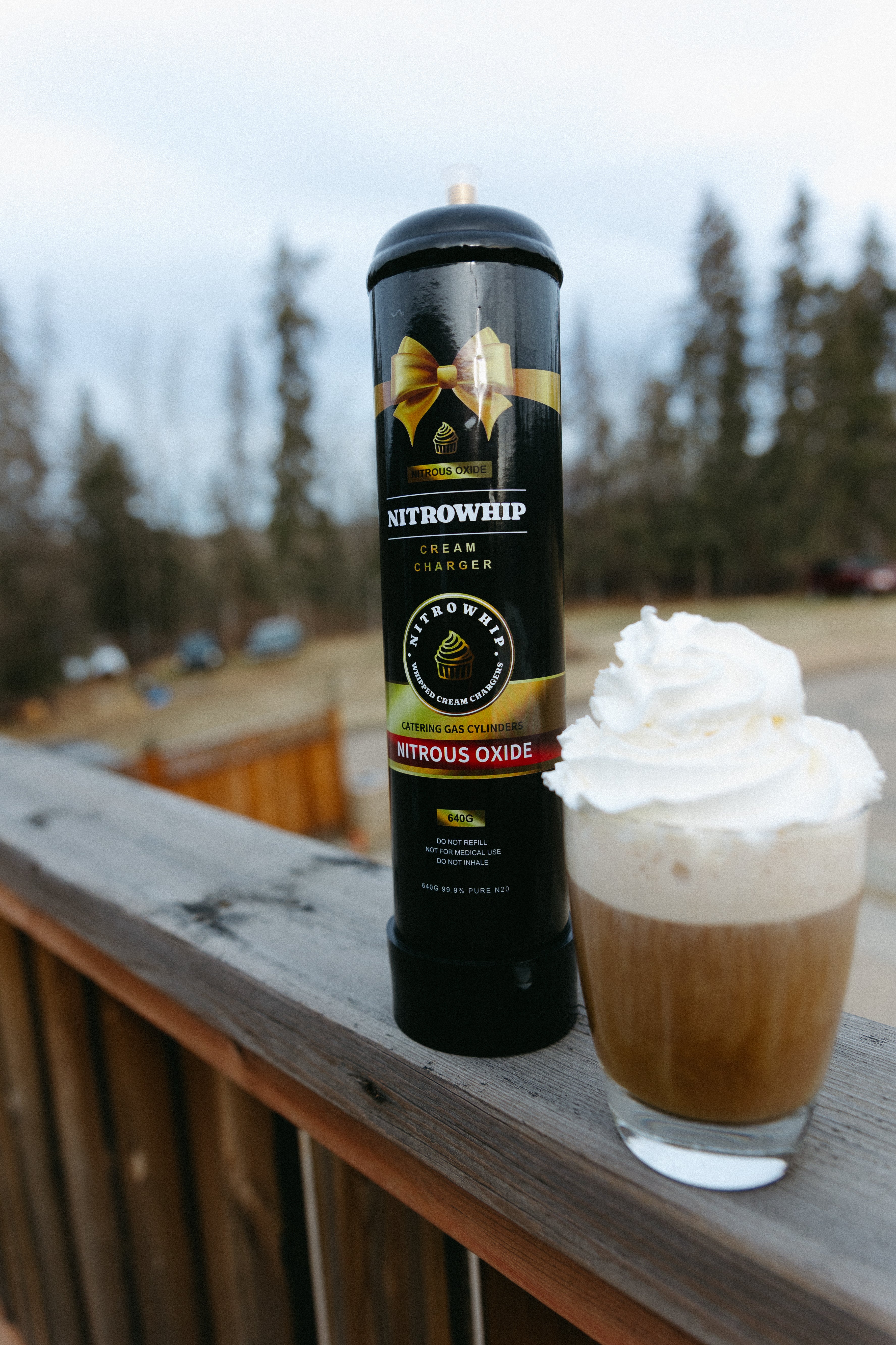 NitroWhip Whipped Cream Chargers, 640g Culinary Gas - 1 Cyl